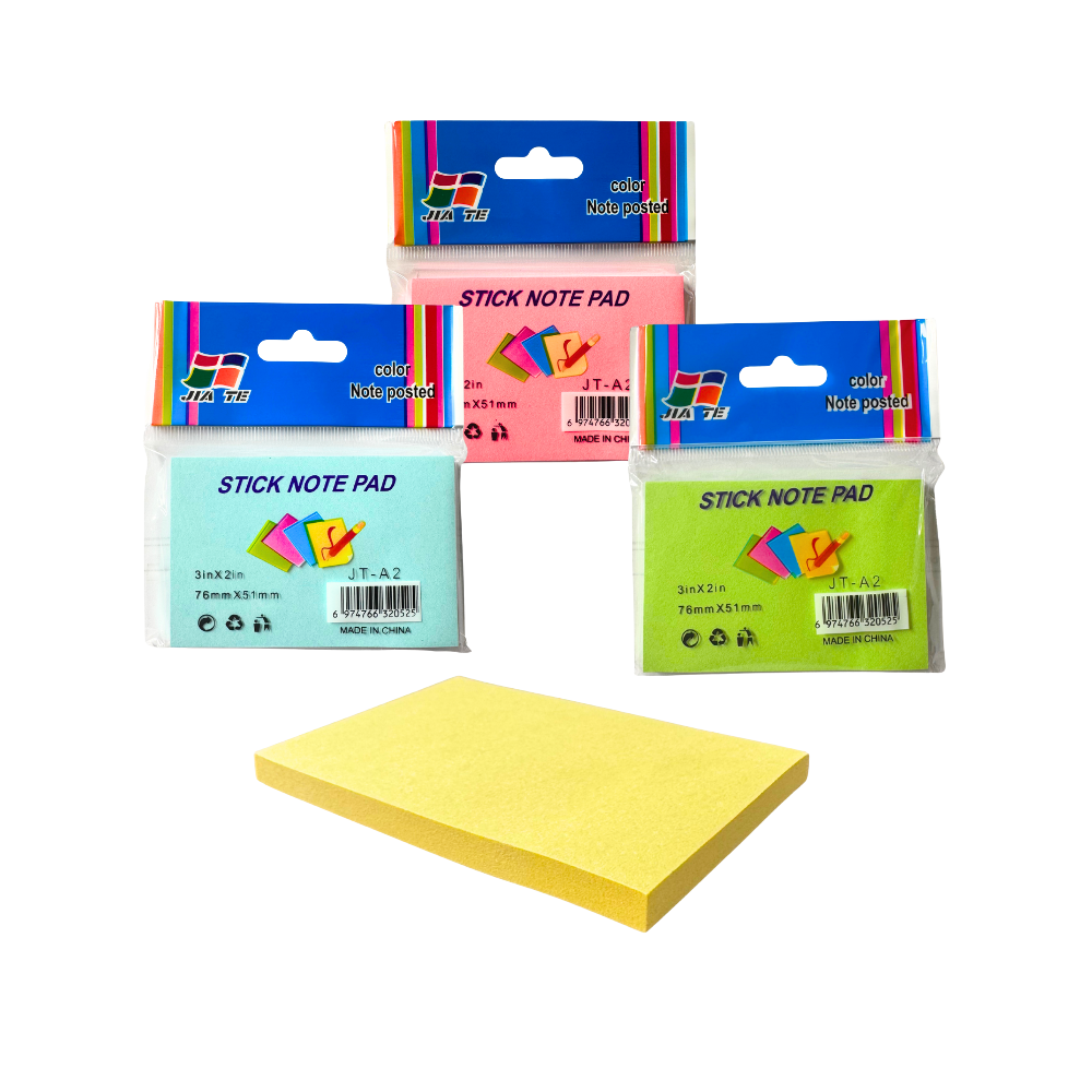 Notas adhesivas rectangular multicolor C/12 piezas $2.50 c/u