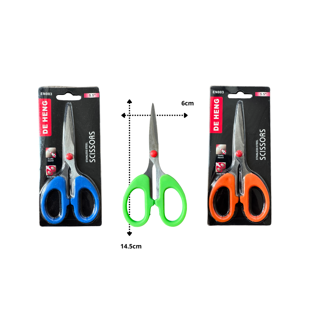 Tijera de acero inoxidable 14.5cm C/12 piezas