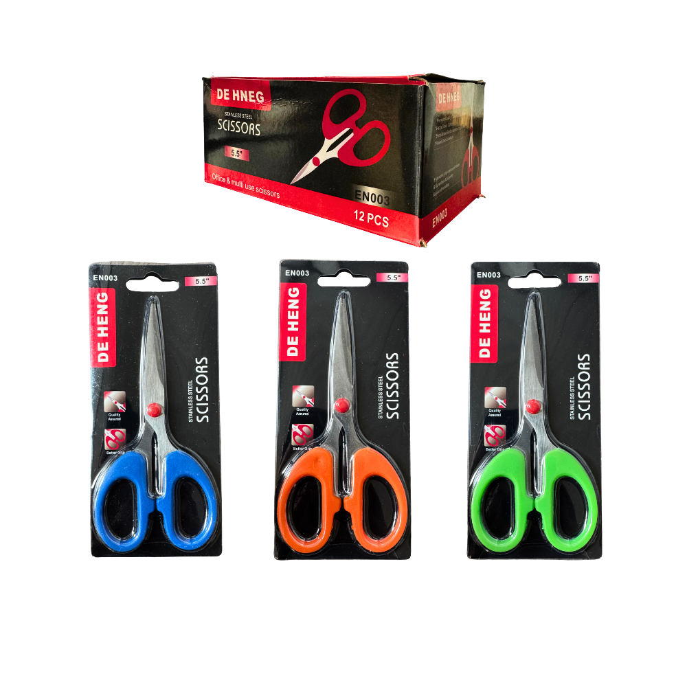 Tijera de acero inoxidable 14.5cm C/12 piezas